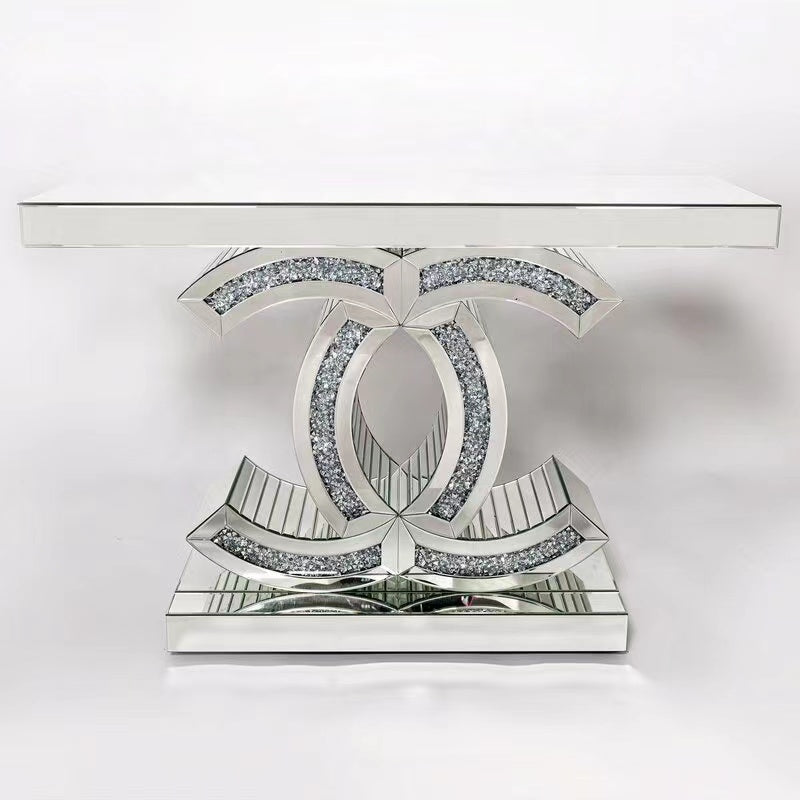 MUST GO! Mirror Surface Console Table Hallway Table (JS57)